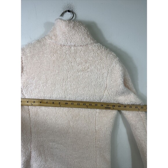 Patagonia Women’s Los Gatos 1/4 Zip Pink Sweater Top In Small 25235 Soft Sherpa - Picture 7 of 8
